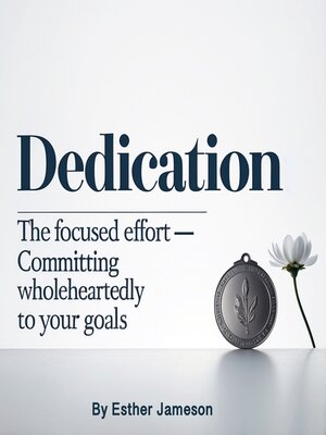 cover image of Dedication